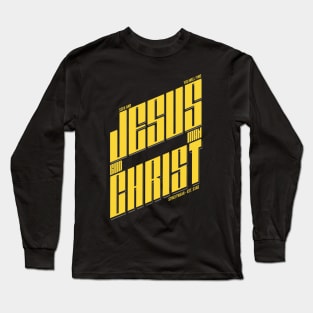 Jesus Christ - God Man - Gold Edition Long Sleeve T-Shirt